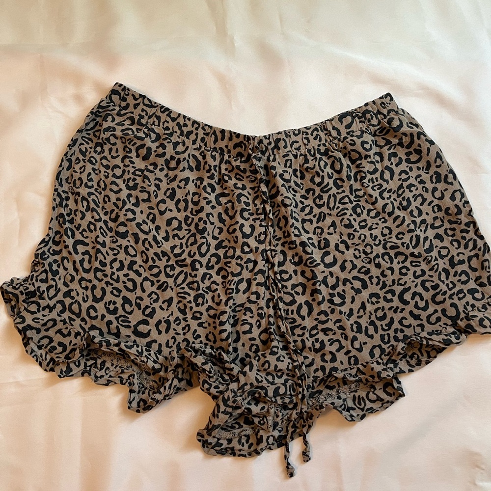 American eagle chests print linen shorts
